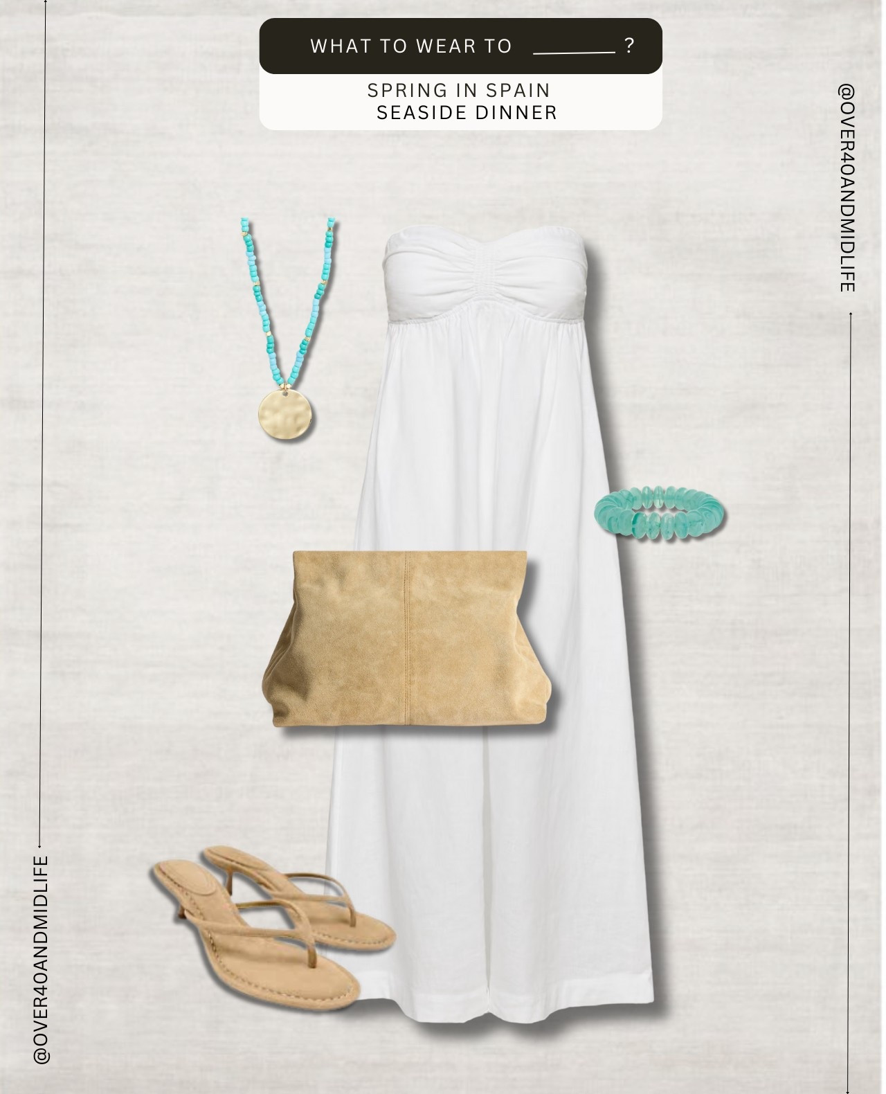  ✨Tap the bell and ❤️ for over 40 fashion, midlife style, midsize fashion and luxury looks for less. 

From London’s layered mornings, to Parisian museum strolls, to sunny beach dinners in Málaga, this capsule wardrobe has you covered. Think tailored comfort, breezy layers, and modern polish—with looks that work for sightseeing, shopping, and sipping wine outdoors.

☁️ London (60s°F): Cropped trench, wide-leg pants, soft knits, sneakers
🖤 Paris (60s–70s°F): Linen, blazers, flowing dresses, classic flats
☀️ Málaga (70s+°F): Breezy jumpsuits, cotton skirts, sandals & swimsuits

Save this for packing time—your suitcase (and your future self) will thank you. ✈️🧳
 👑"Helping you look good, feel good!" - Lindsey Denver



#MidlifeStyle #ChicTravelLooks #MinimalPacking #EuropeStyleGuide #MidlifeInStyle #EffortlessElegance

Follow my LTK @Over40andmidlife on the @shop.LTK app to view this post and get my exclusive app-only content!

#liketkit 
@shop.ltk
https://liketk.it/5dhmf