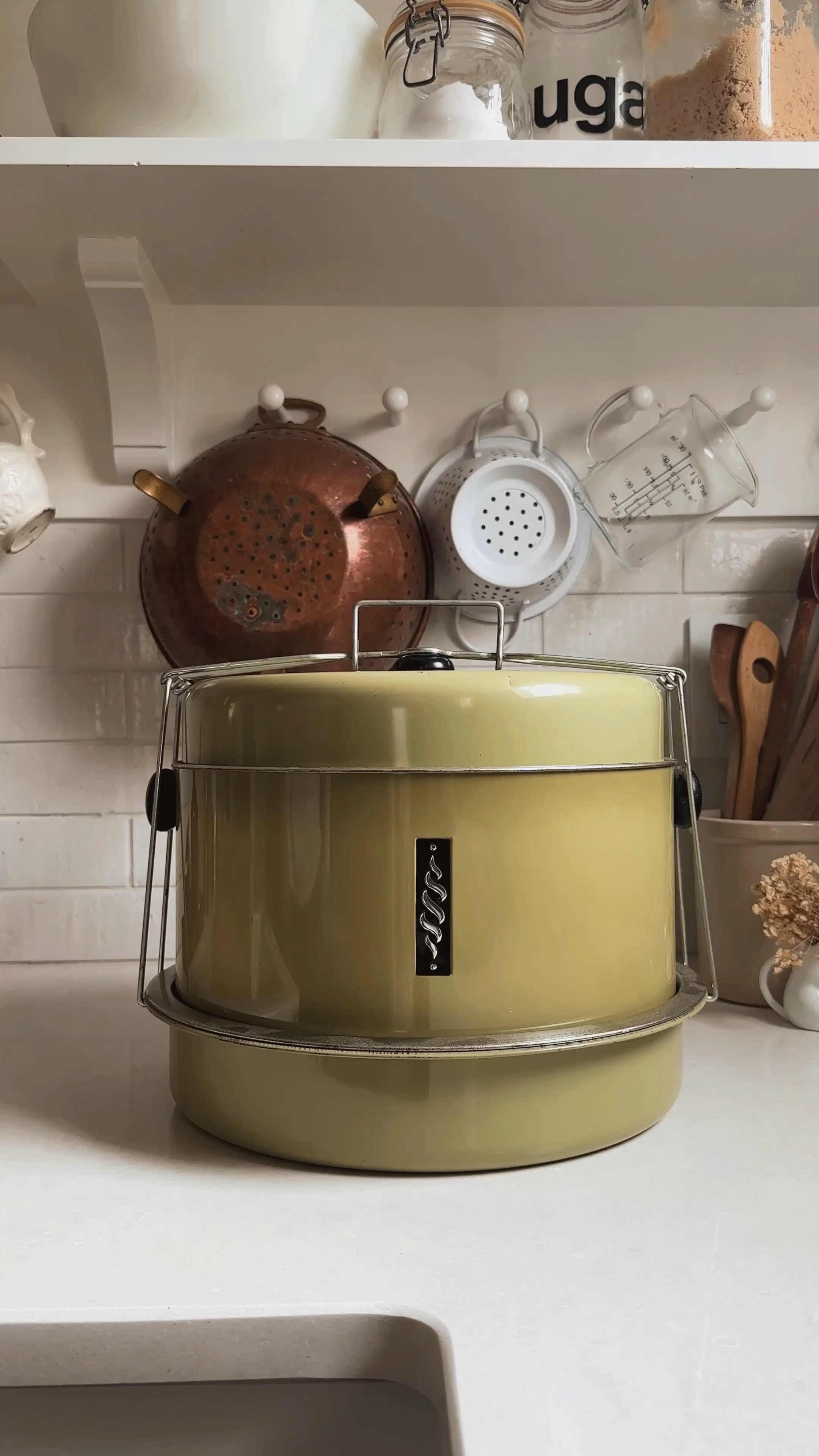Vintage stacked food carriers - aka a party on the go #kitchen #baking


#LTKhome #LTKVideo