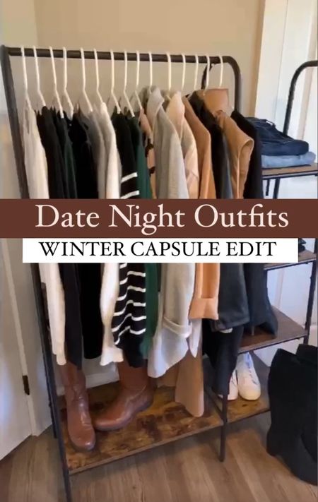 Date night out! Outfits from the winter capsule wardrobe on the blog! https://www.pennypincherfashion.com/downloads/winter-2022-capsule-wardrobe/

#LTKstyletip #LTKshoecrush #LTKFind