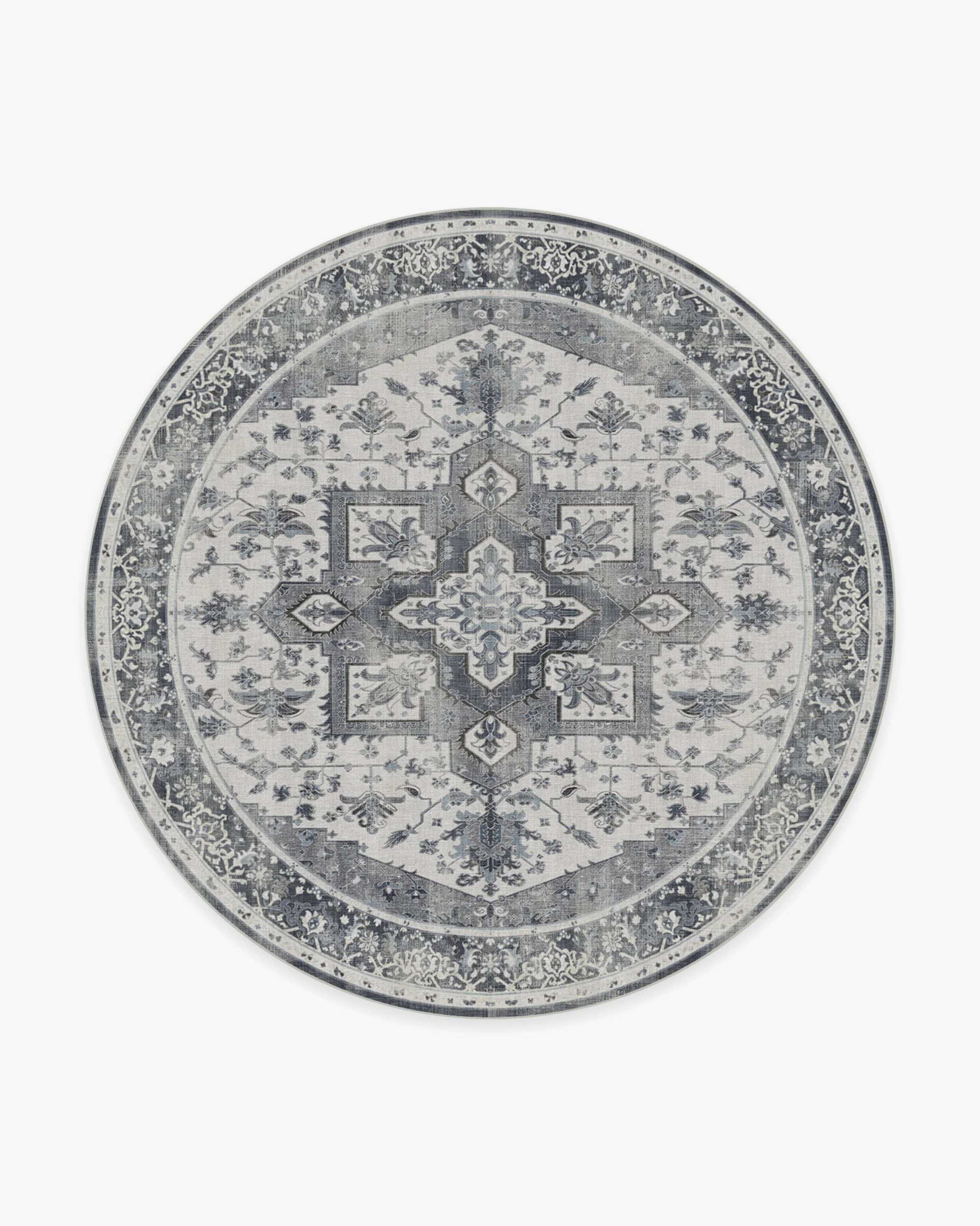 Kira Stone Blue Tufted Rug | Ruggable | Ruggable