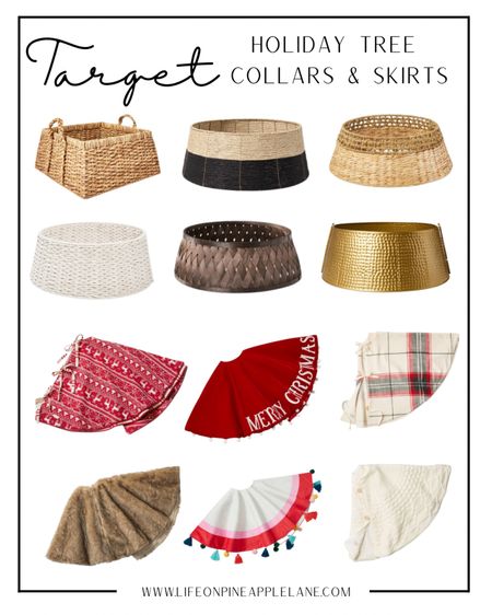Target Christmas Tree Skirts & Collars
So many cute ones to choose from! Tree collar, Tree skirt, Christmas Decor, Target

#LTKSeasonal #LTKHoliday #LTKhome