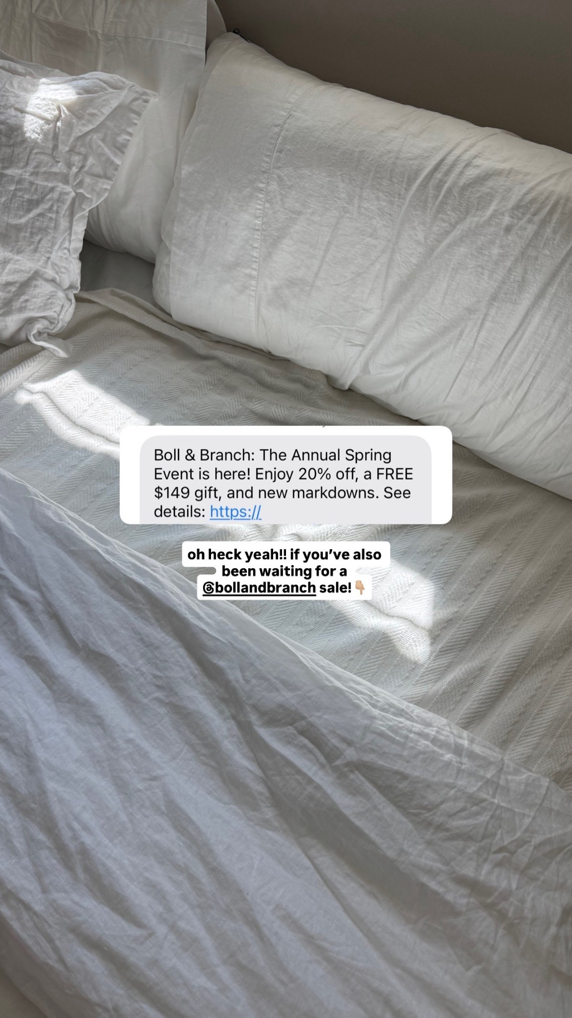 Boll & branch spring sale! 

I have the white signature on our new bed

#LTKSeasonal #LTKHome #LTKSaleAlert