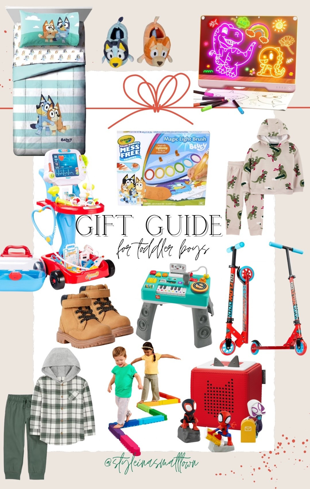 Toddler boys can be so fun to shop for! Maybe it’s just because I’m a boy mom but I had a hard time narrowing it down to just these. I picked items that I knew my son would love to play with. 

#targetrun #targetfinds#LTKCyberWeek 

#LTKGiftGuide #LTKKids