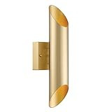 Designers Fountain Skyler LED Outdoor Wall Lantern Sconce, Luxor Gold, LED6092-LXG | Amazon (US)