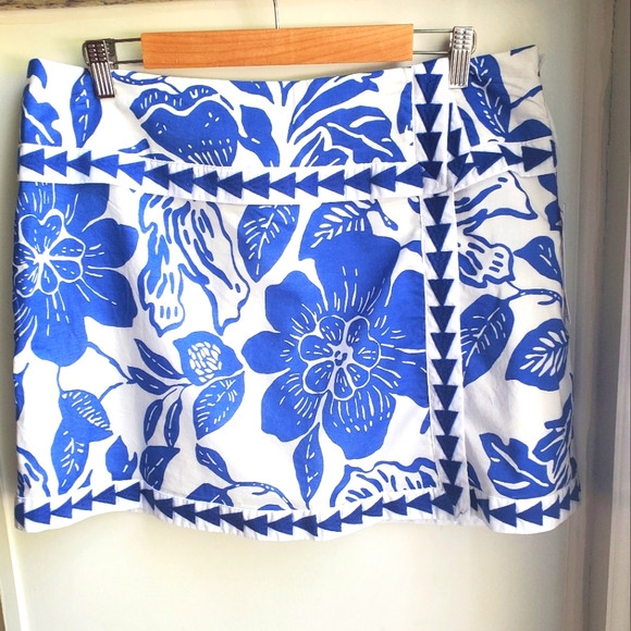 J.Marie Coordinating Andie Floral Print Wrap Skort Size XL New | Poshmark