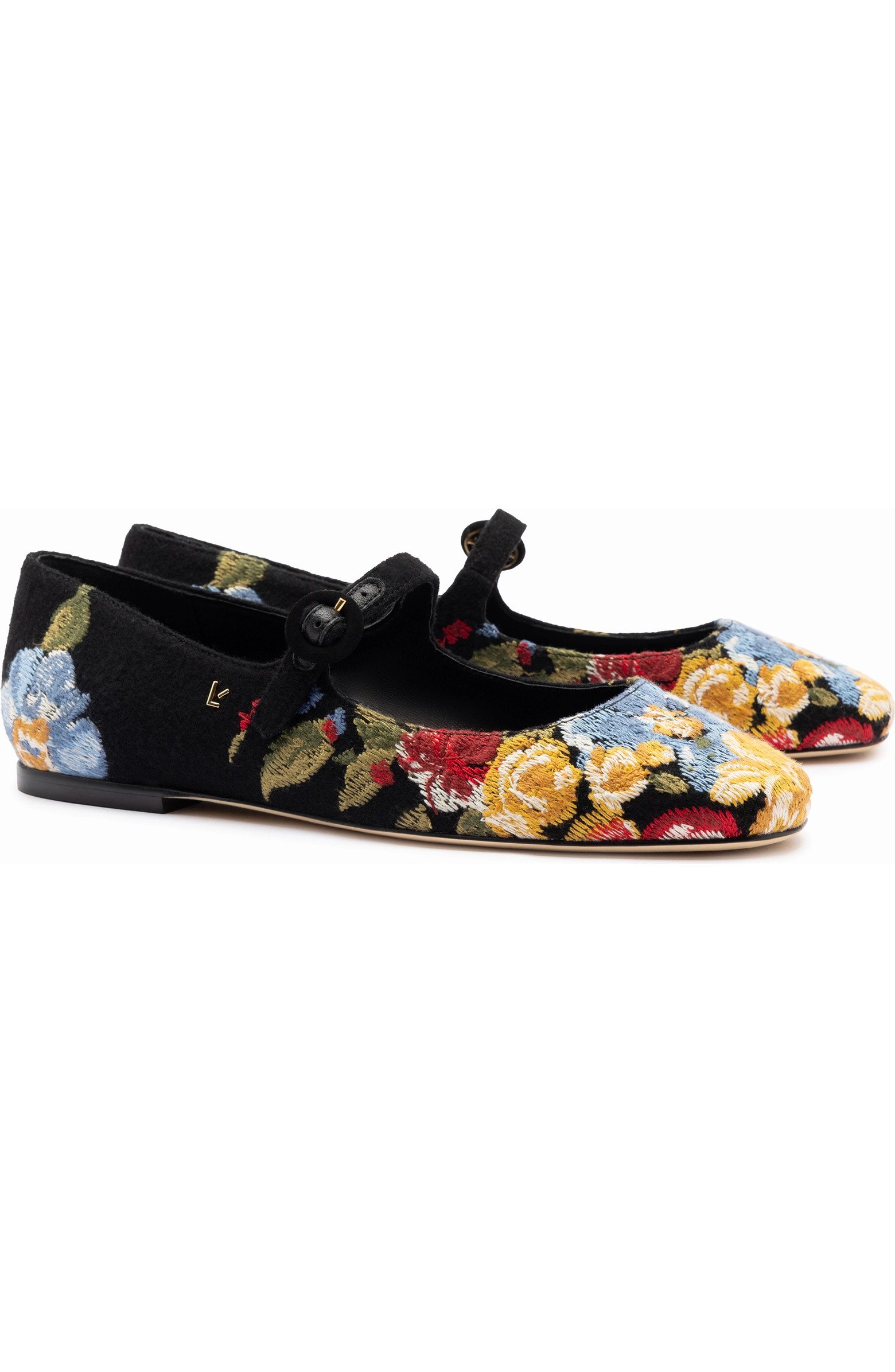 x Markarian Flat In Floral Wool and Embroidery | Nordstrom