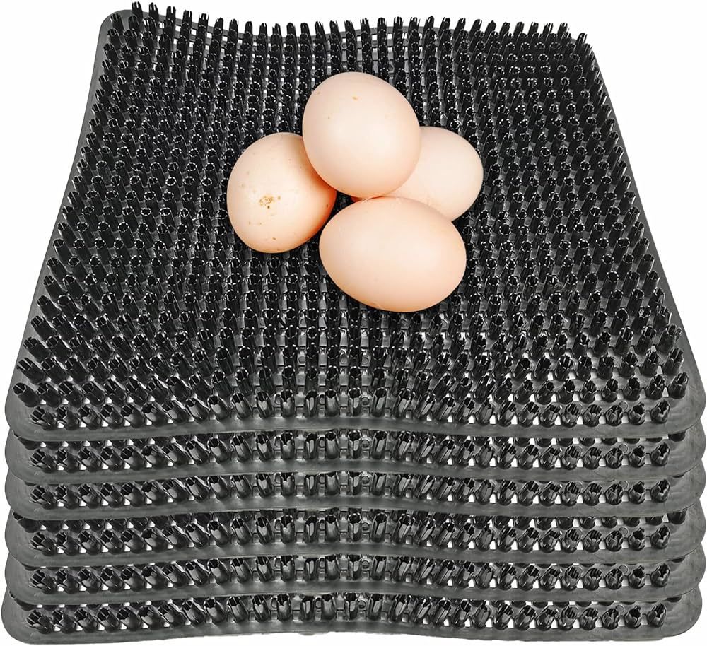 Hamiledyi Chicken Nesting Box Pads, 6PCS Hen Nest Mats Washable, Chicken Nesting Box Plastic Line... | Amazon (US)