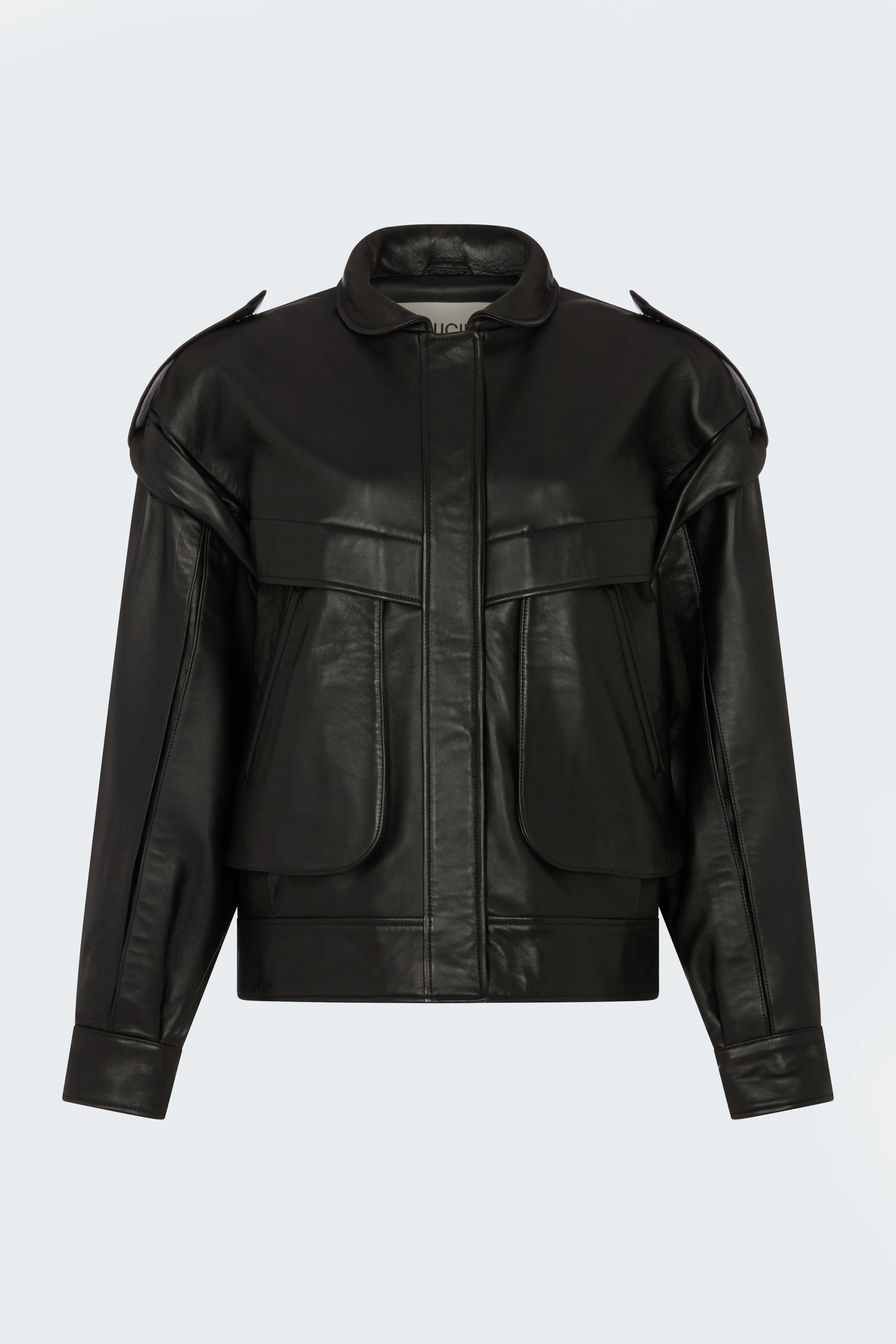 Frida Leather Bomber | DUCIE