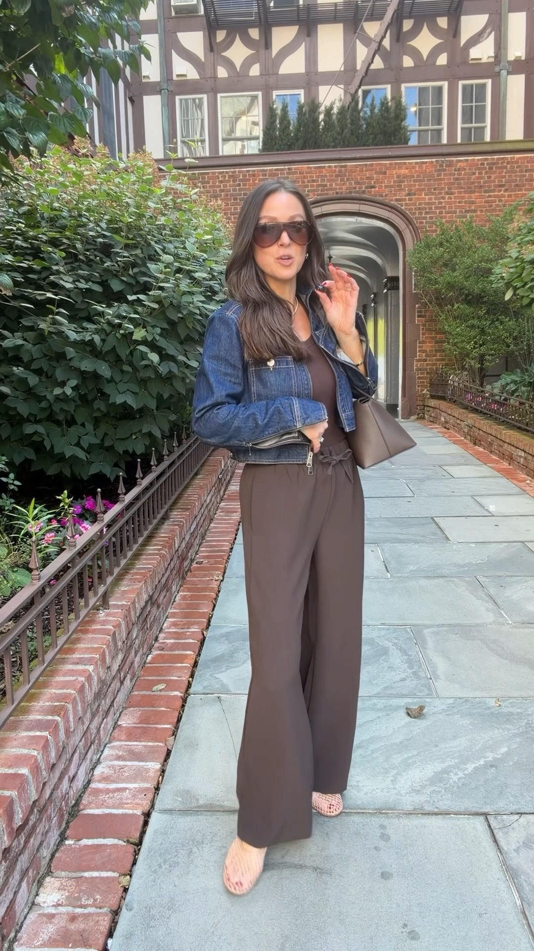 An easy elevated casual transitional outfit when you want to feel comfortable but put together!
I did my true size and regular length in these pants (I’m 5’5 and a half), true size in the tank, the shoes, and the jacket!

#LTKootd #LTKOver40 #LTKSeasonal