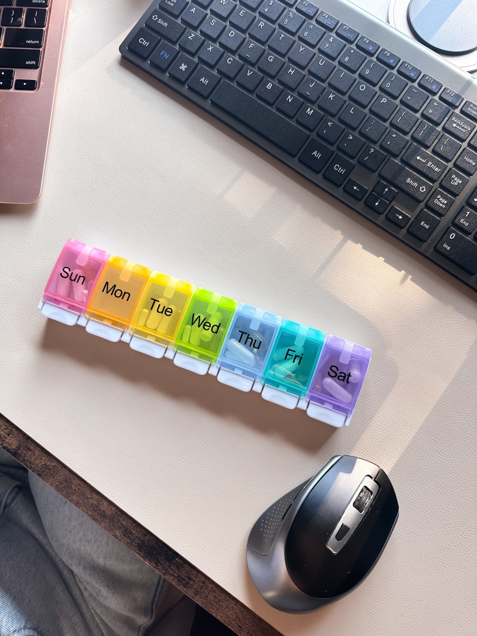 Work from home office. Weekly vitamin container  

#LTKWorkwear