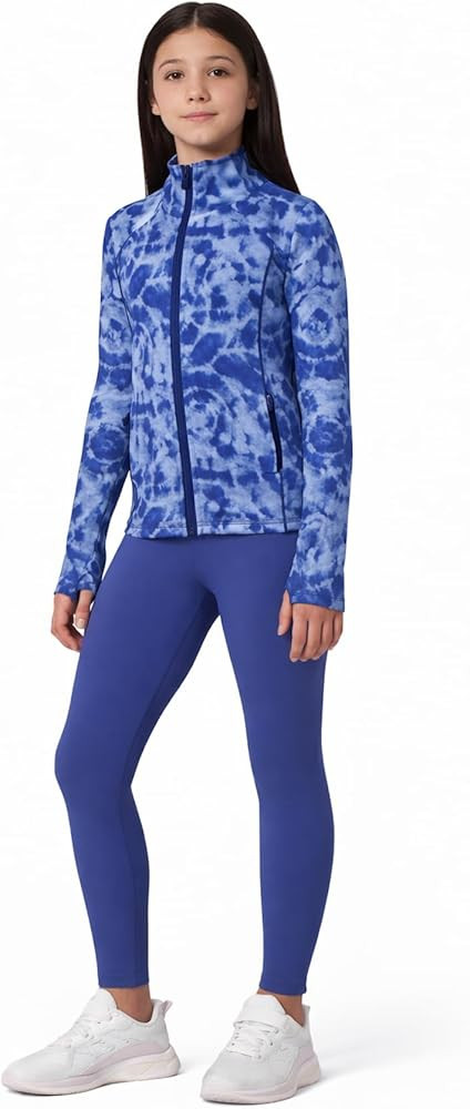 Mondetta Youth Girl's 2 Piece Active Set, Jacket and Legging | Amazon (US)