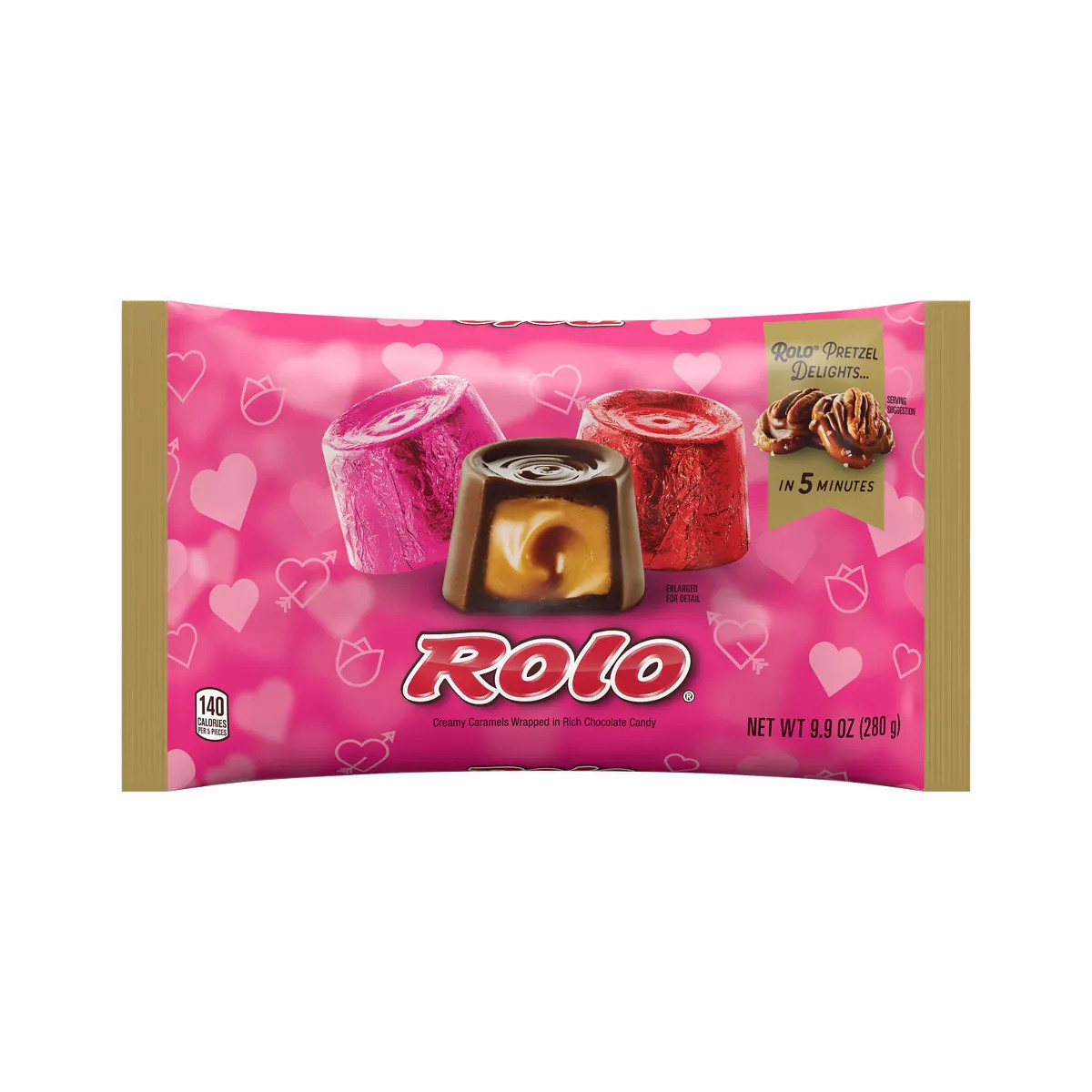 Rolo Valentine's Creamy Caramels Wrapped in Chocolate - 9.9oz | Target