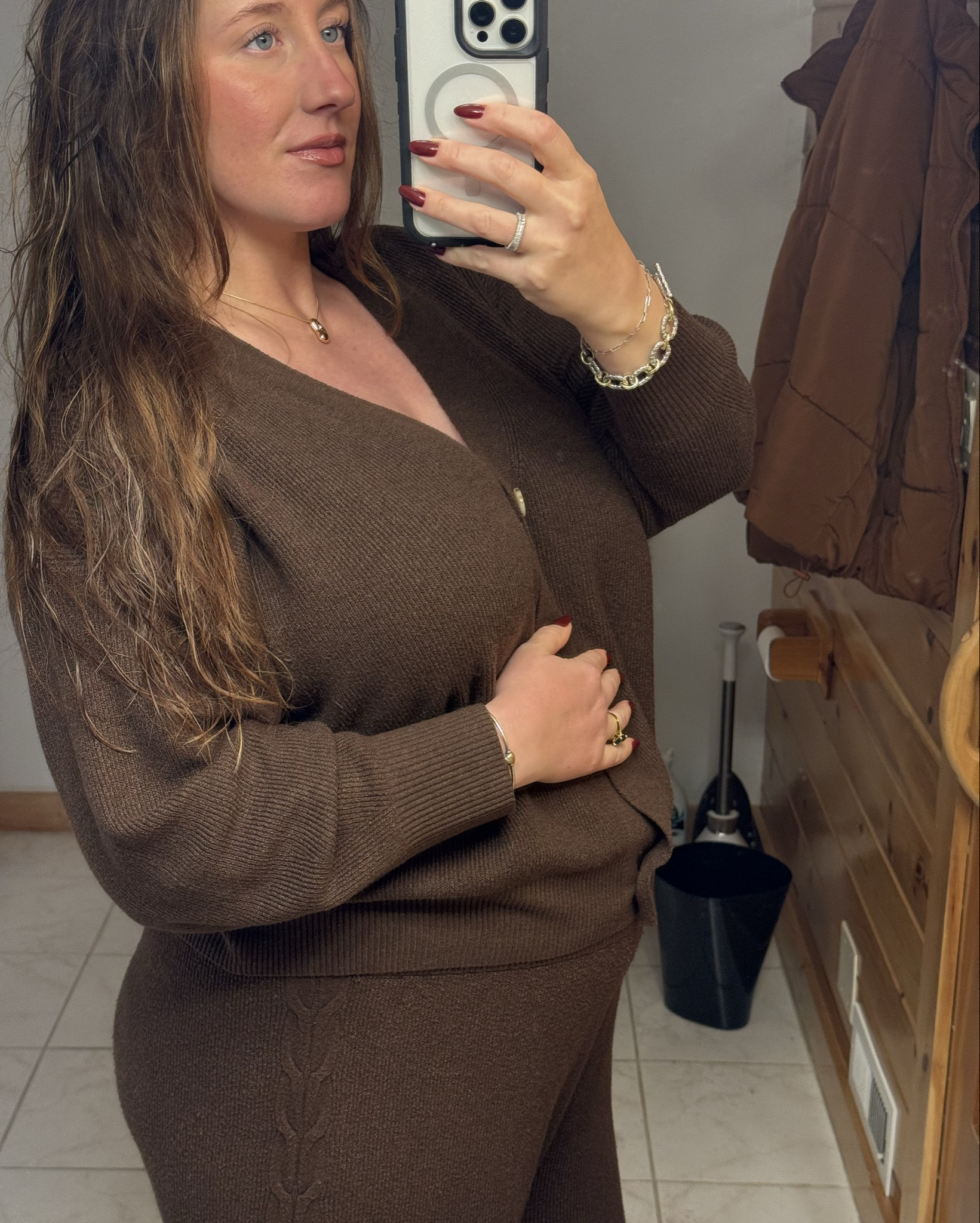 ON SALE! Super soft and perfect for pregnancy or postpartum! Plus the bubble necklace in my little baby girls initial 🥹and the dupe Uggsss are so comfy 

#LTKBump #LTKGiftGuide #LTKMidsize