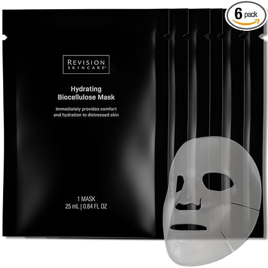 Revision Skincare Hydrating Biocellulose Mask, Soothing Treatment for Sensitive, Dry, and Irritat... | Amazon (US)