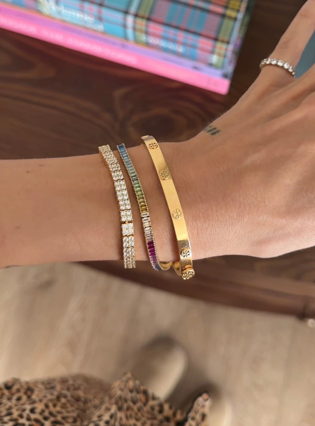 Current bracelet stack! (Bracelet to left is ep jewels!)

#LTKBeauty #LTKWorkwear #LTKWedding