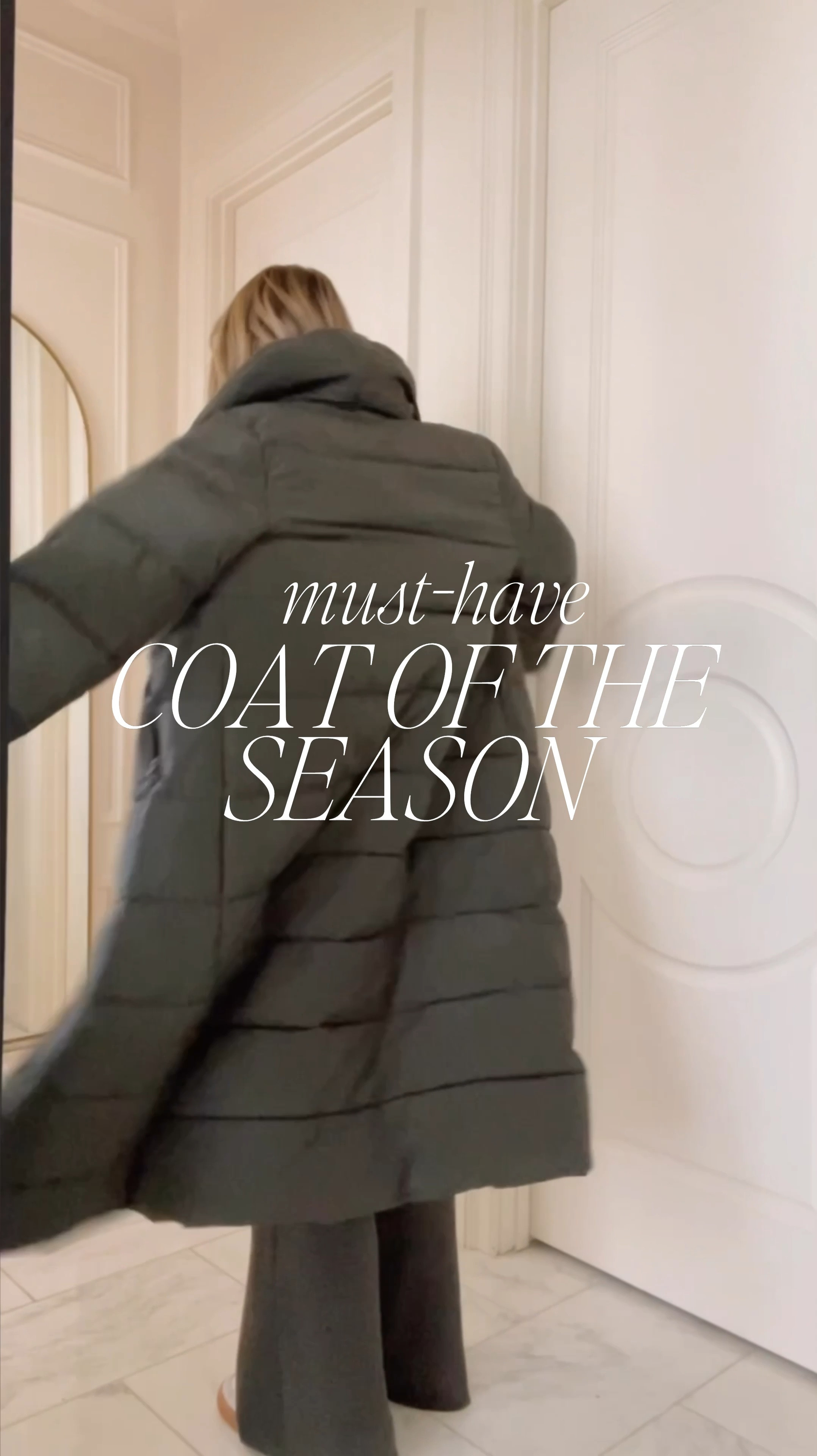 The most worn  coat of the season  I'm wearing size sm 