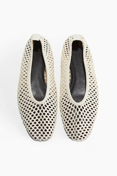 H & M - Braided Flats - Beige | H&M (US + CA)