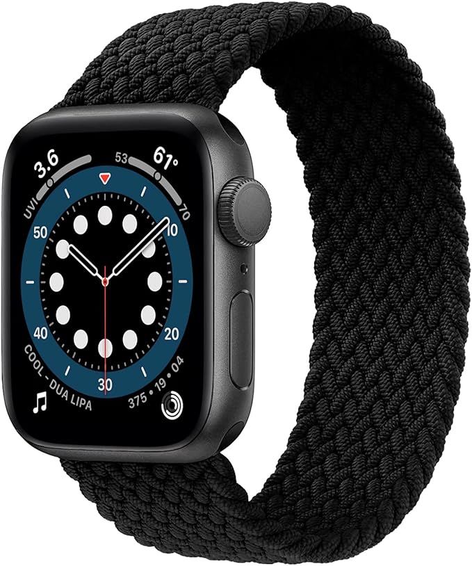 Solo Loop Strap Compatible with Apple Watch Band 38mm 40mm 41mm 42mm 44mm 45mm 49mm,No Clasps No ... | Amazon (US)