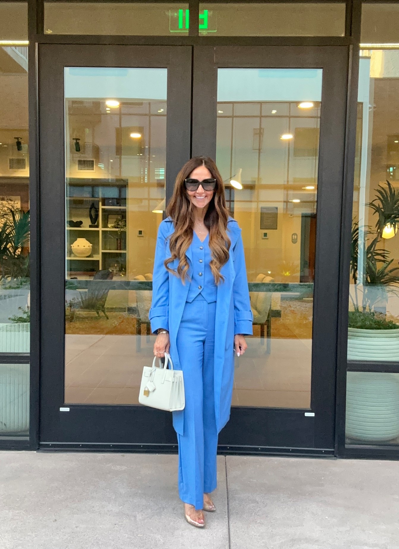 Wearing 00 petite and xxs. 💙

#LTKWorkwear #LTKOver40