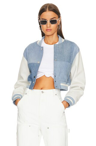 Cropped Varsity Jacket
                    
                    EB Denim | Revolve Clothing (Global)