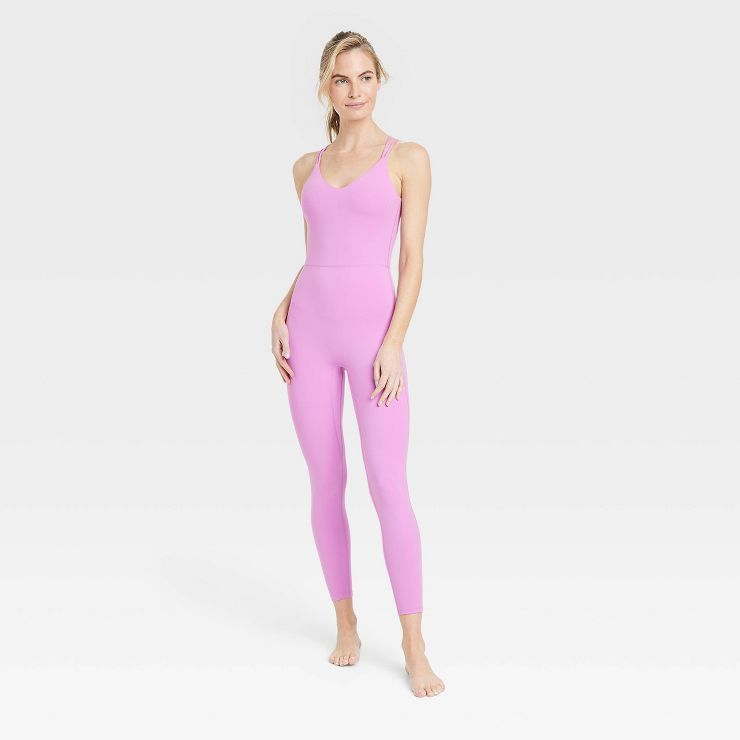 Women's Brushed Sculpt Full Length Bodysuit - All in Motion™ | Target