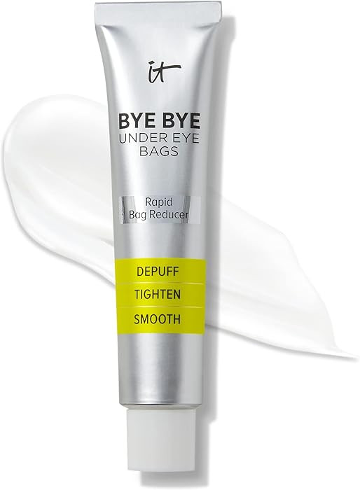 IT Cosmetics Bye Bye - Tratamiento de bolsas para debajo de los ojos para mujeres y hombres – R... | Amazon (US)