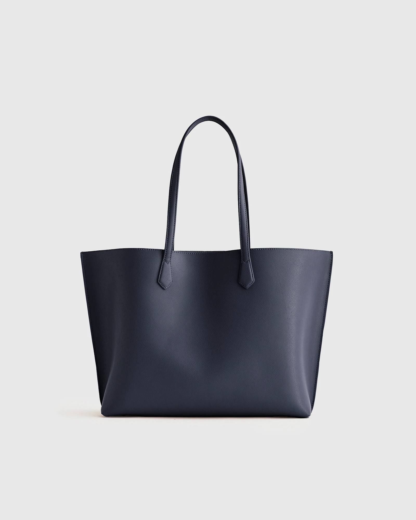 Quince | Women's Italian Leather Triple Compartment Shopper Tote in Cognac | Quince