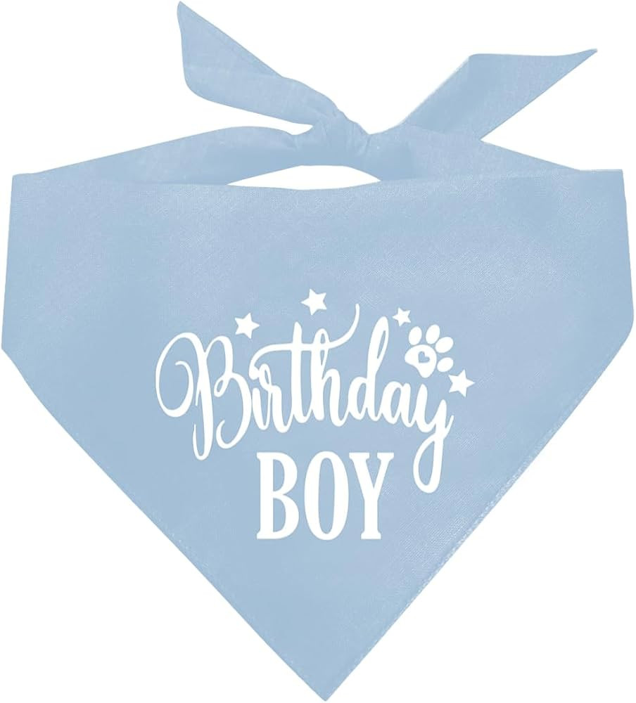 Birthday Dog Bandana, Happy Birthday Dog Bandana, Dog Bandana for Small Medium Large Dogs, Boy Do... | Amazon (US)