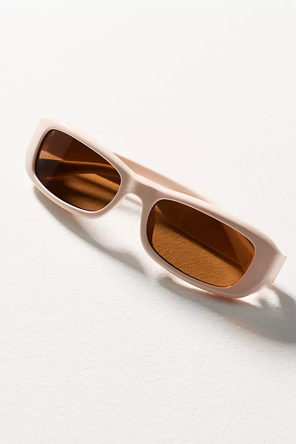 Eyeking Slim Rectangle Sunglasses | Anthropologie (US)