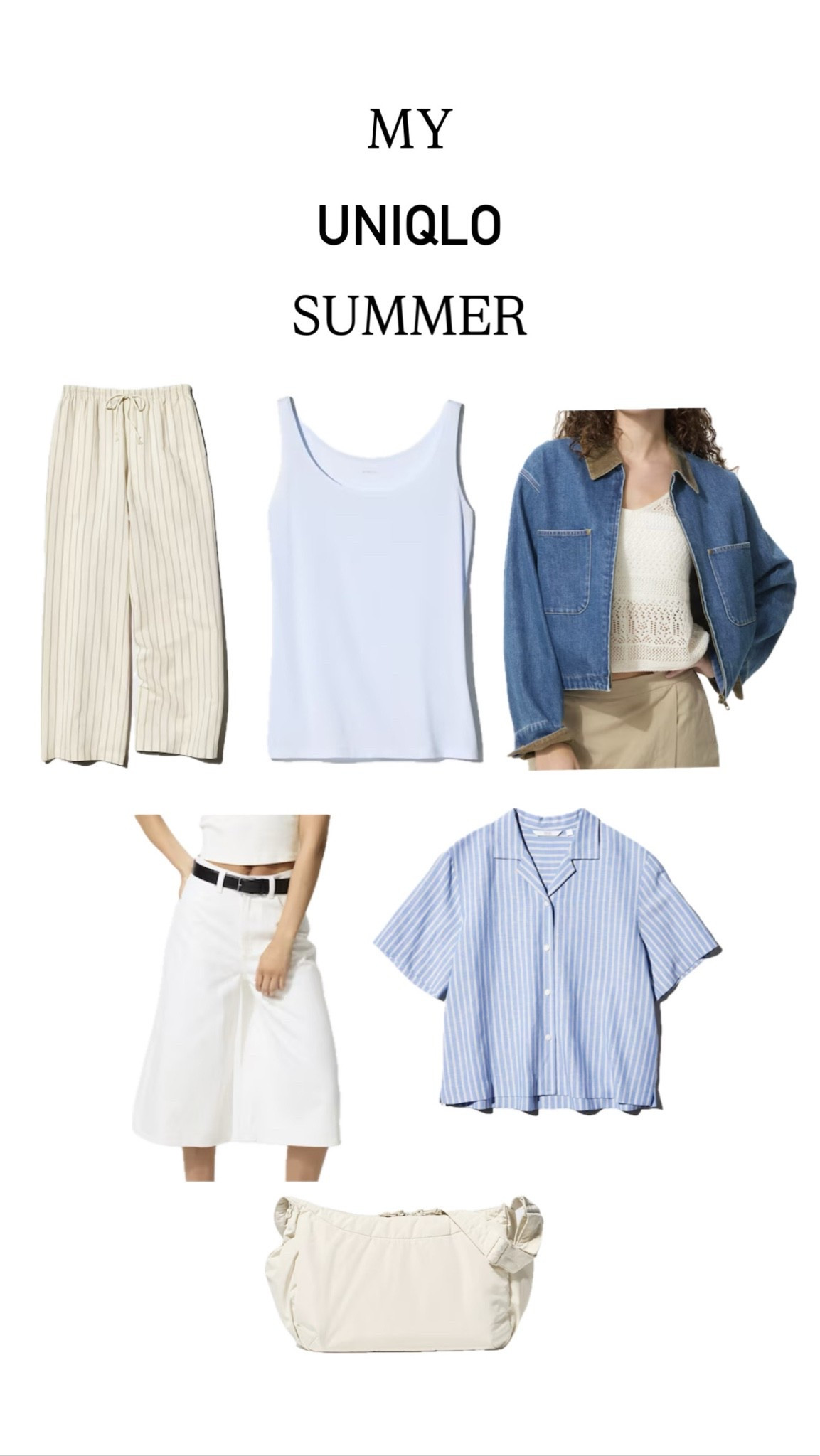 All the most essential basics this summer! Particularly this miracle sleeveless bra top from the AIRism collection by UNIQLO. So lightweight and perfect for this weather.#uniqlolifewear

#LTKsummer #LTKuk