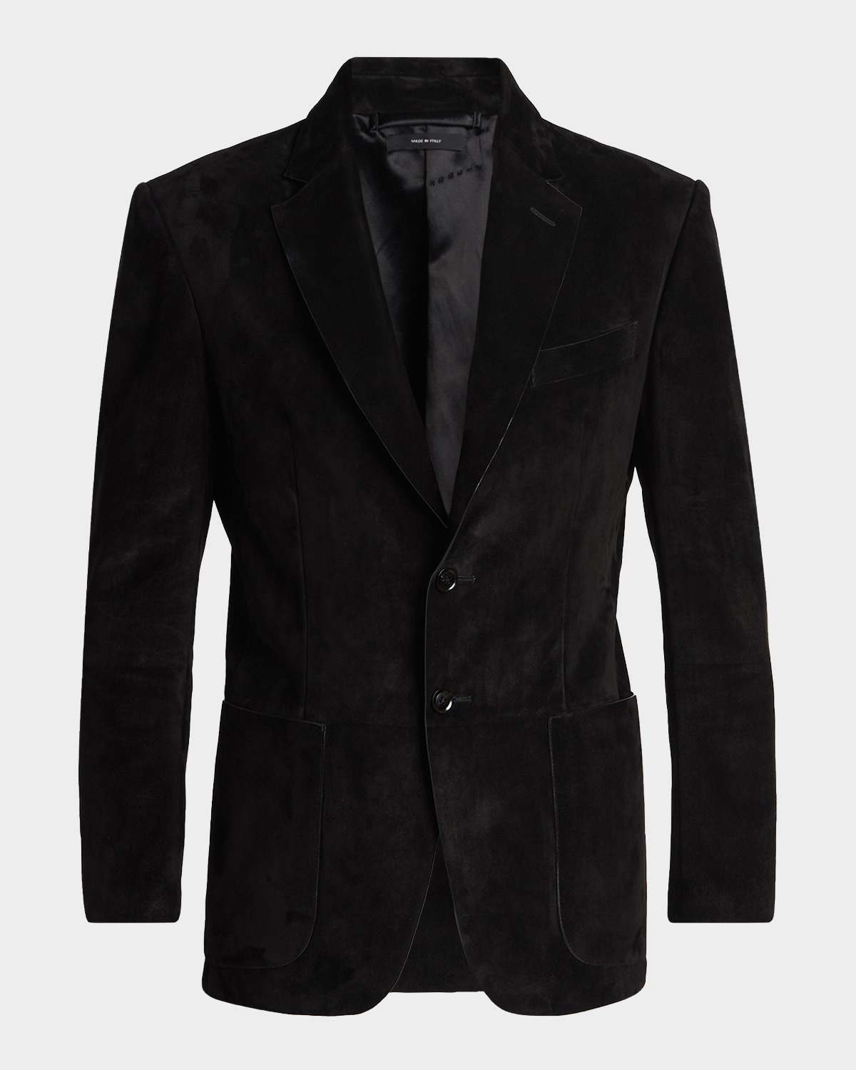 Men & apos;s Suede Single-Breasted Blazer | Neiman Marcus
