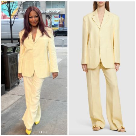 Garcelle Beauvais’ Yellow Suit 📸 = @garcelle