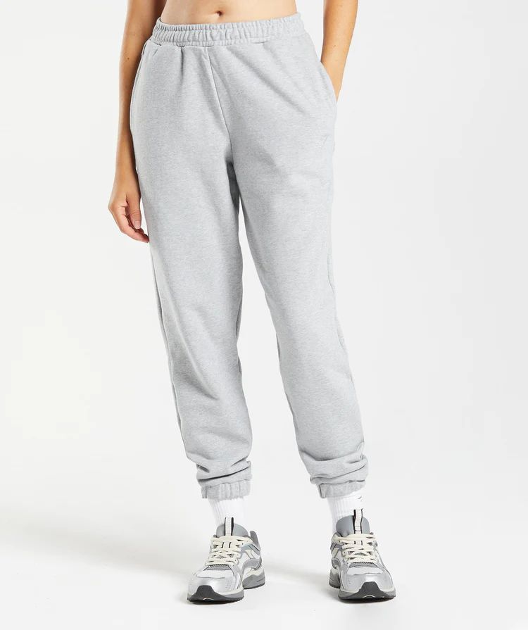 Gymshark Rest Day Sweats Joggers - Light Grey Core Marl | Gymshark US