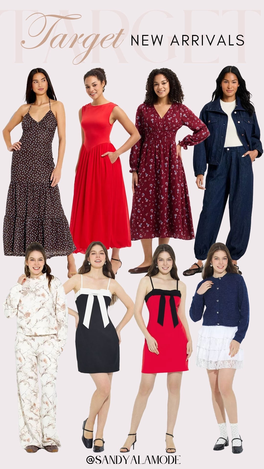 Target finds. Target fashion. Target new arrivals. Target spring dress. Target spring style. Target Valentine’s Day dress. Target floral dress. Target spring matching denim set  

#LTKootd #LTKSeasonal
