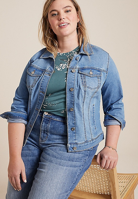 Plus Size Denim Jacket | Maurices