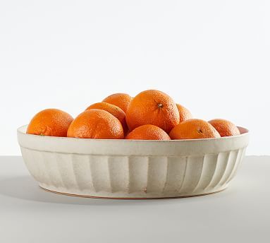 Mendocino Stoneware Shallow Serving Bowl | Pottery Barn (US)