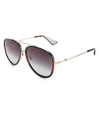 Gucci Women's Aviator 57mm Sunglasses - Gold | Dillard's