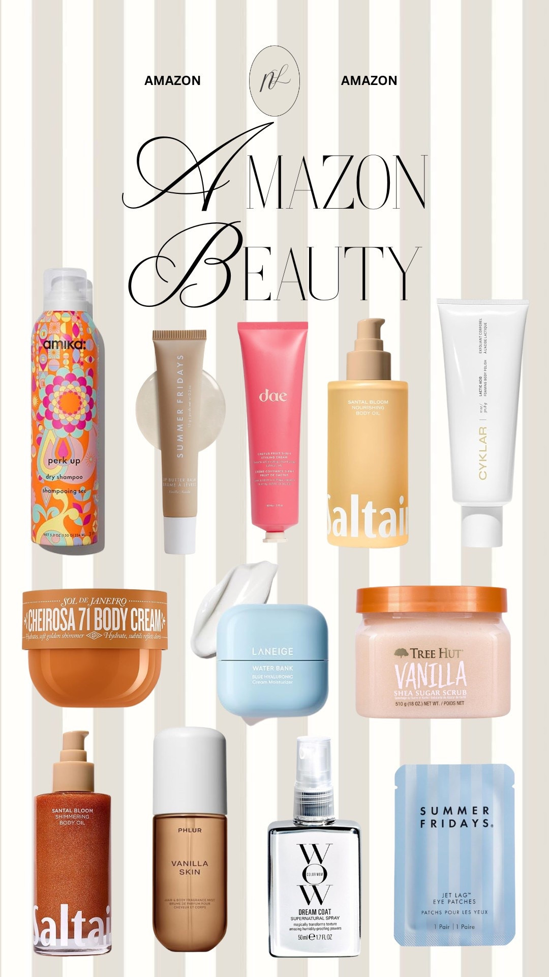 Amazon Beauty favorites  

 

Comment SHOP below to receive a DM with the link to this post on my LTK ⬇ https://liketk.it/6a7VF

#LTKdayinmylife #LTKmomlife #LTKselfcare