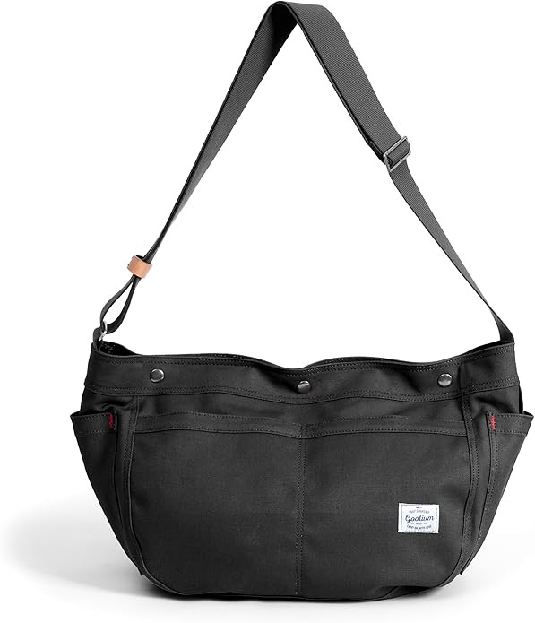 GOOTIUM Canvas Crescent Bag, Hobo Crossbody Bag for Men and Women, Durable Casual Shoulder Messen... | Amazon (US)