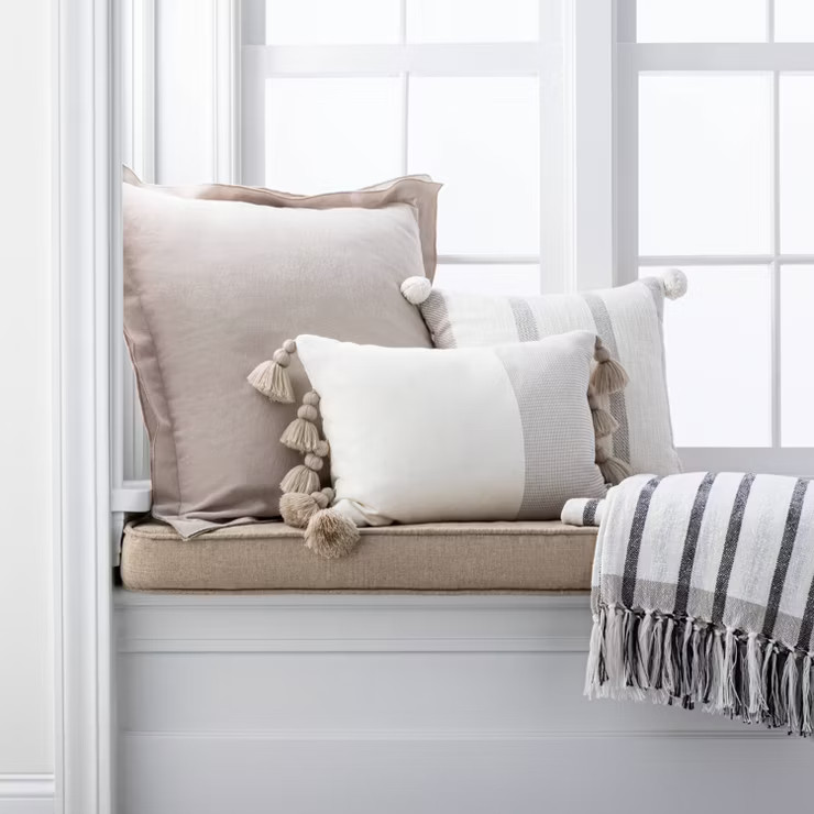 26"x26" Cotton & Linen Blend Euro Pillow - Hearth & Hand™ with Magnolia | Target