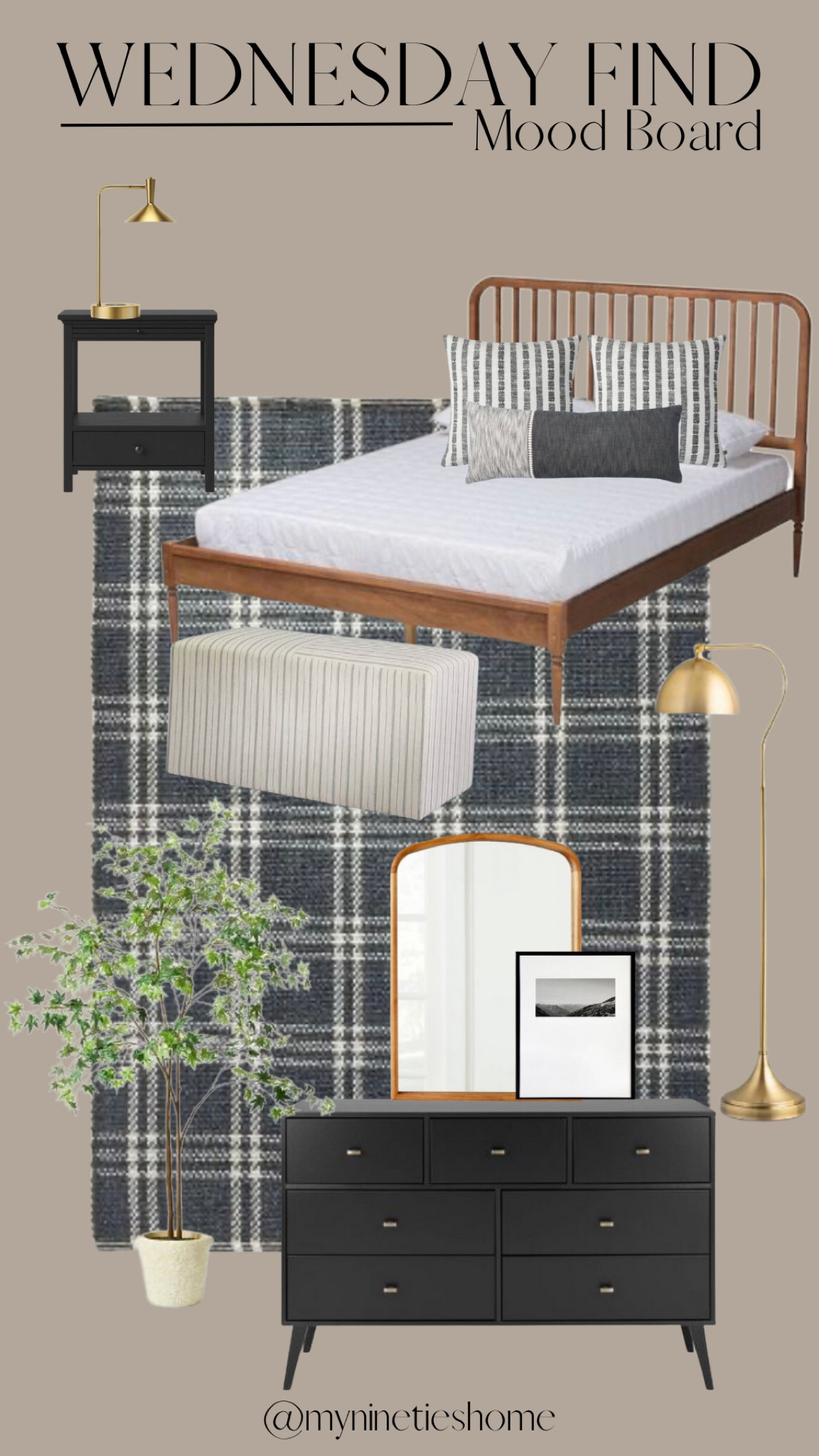 Boy’s Bedroom Inspo!

And I made another mood board with the walnut wood bed! This time I included all items from Target! Do you recognize the rug? It’s the new rug in Chase’s room! 

The wood-arched mirror and maple tree are currently on sale! 

Target sale, boy’s bedroom inspo, walnut wood bed, plaid rug, nightstand, black dresser 



#LTKkids #LTKhome #LTKsalealert