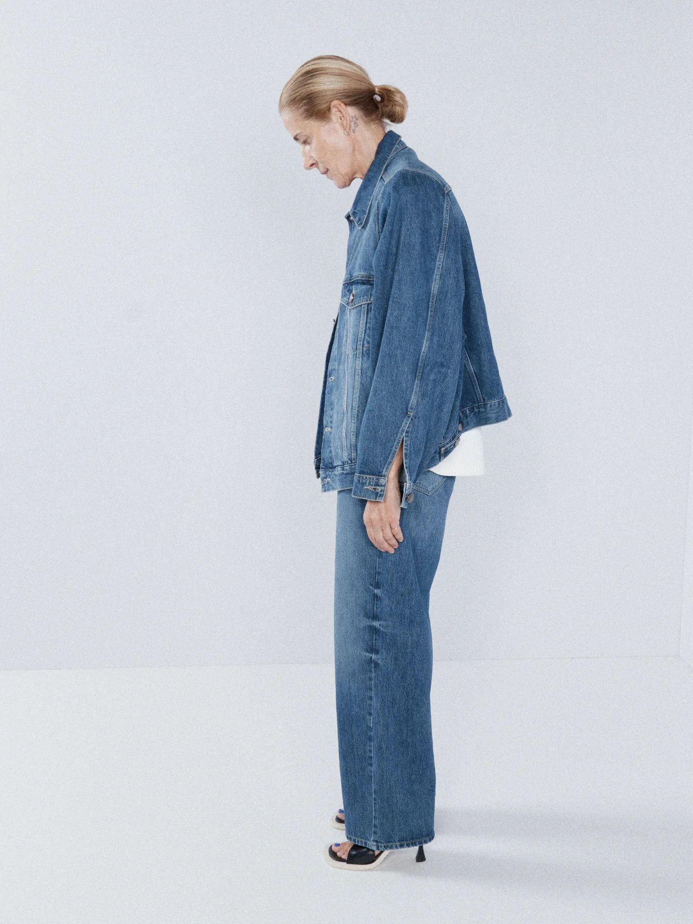 Organic cotton-blend denim Western jacket | Raey | Matches (UK)