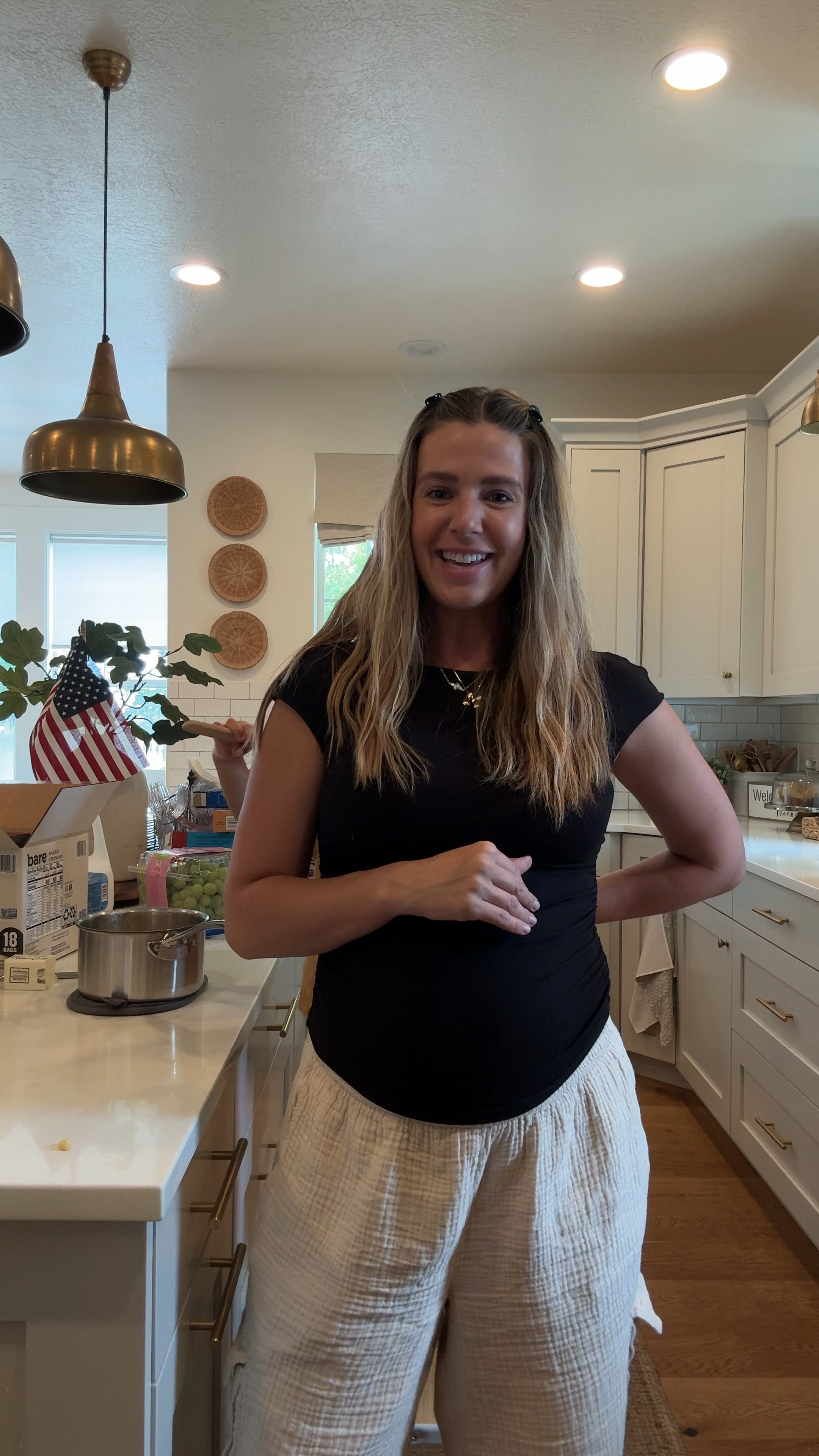 Summer pregnancy outfit 🫶🏼🤰🏽🖤