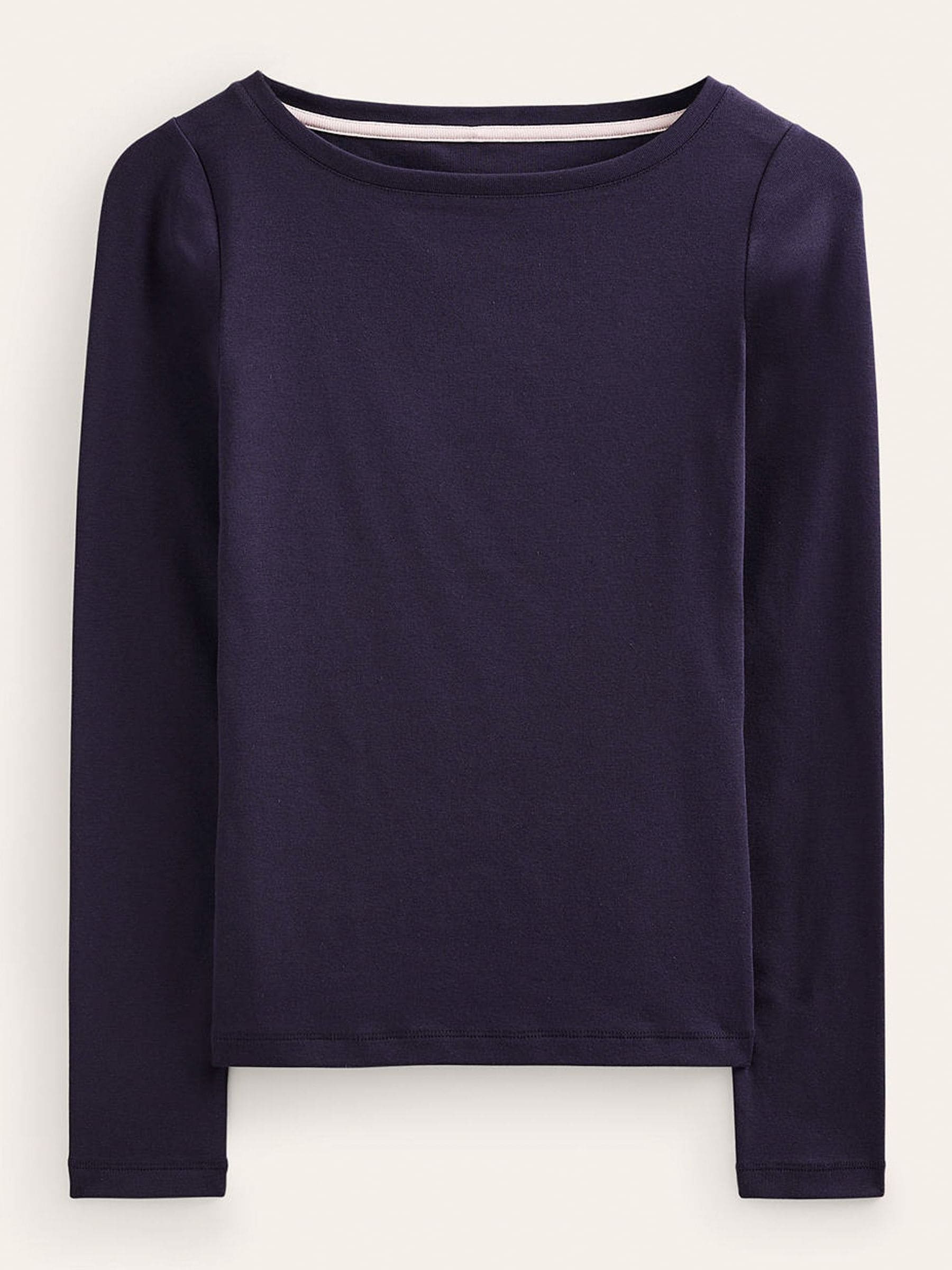 Boden Boden Blue Essential Boat Neck Jersey Top | Next US