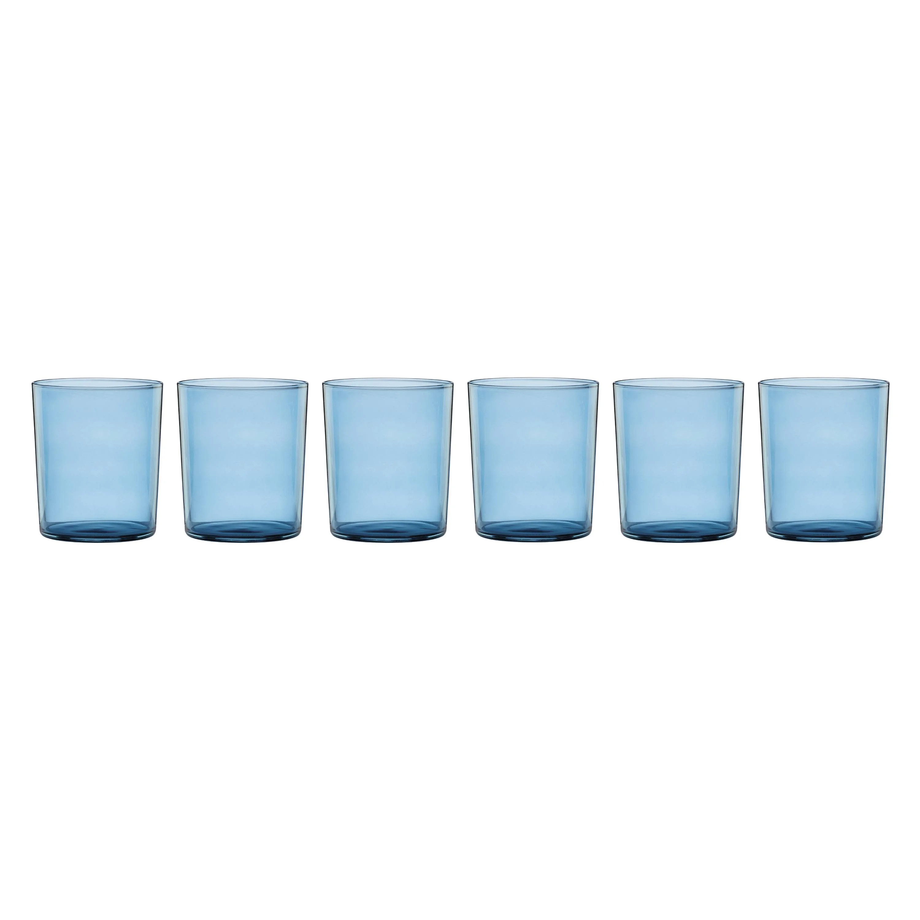 Oneida Entertain 365 16 oz Stackables Blue Glasses (Set of 6) | Walmart (US)