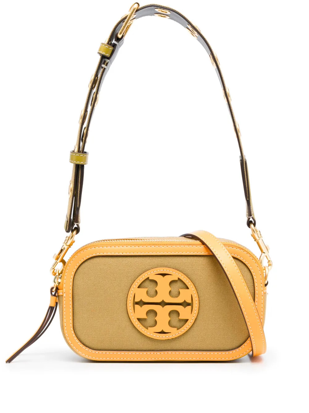 Tory Burch Mini Miller Canvas Crossbody Bag - Farfetch | Farfetch Global