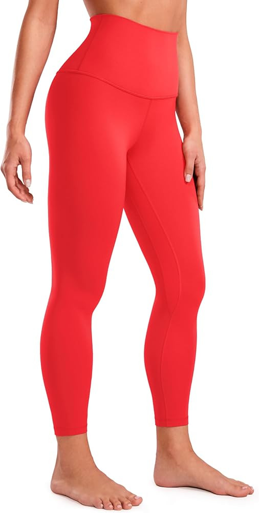 CRZ YOGA Super High Waisted Butterluxe Workout Leggings 25''/ 28'' -Over Belly Buttery Soft Full ... | Amazon (US)
