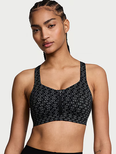 VSX Knockout Front-Close Sports Bra, Print, 38D - Women's Sport Bras - Victoria's Secret | Victoria's Secret (US / CA )