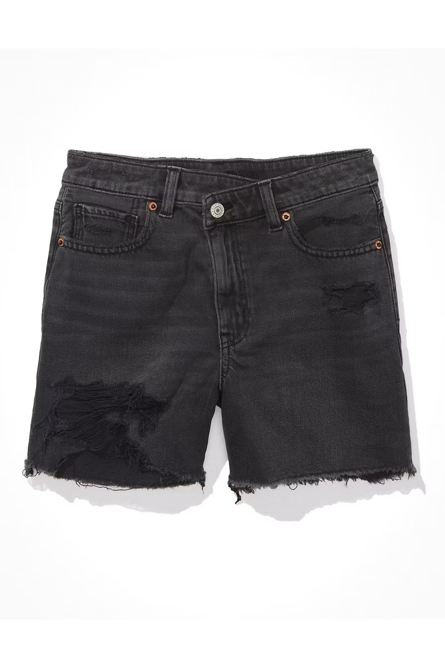AE Denim Highest Waist Baggy Short | American Eagle Outfitters (US & CA)