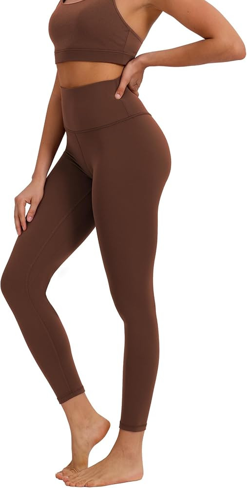 Buttery Soft High Waist Yoga Pants for Women - Tummy Control Workout Leggings Inner Pocket, Squat... | Amazon (US)